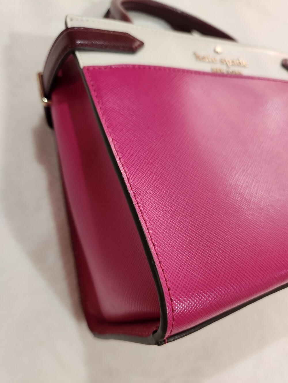 Kate Spade Staci Colorblock Saffiano Leather Small Satchell, NWOT - Picture 2 of 10
